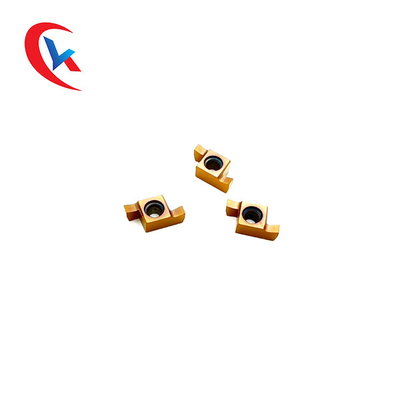 카바이드 그루브형성을 코팅하는 GER-C 브론즈는 CNC 기계를 위해 슬롯 폭 1.0-3.0mm을 삽입합니다