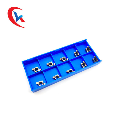 8GR PVD 코팅 탄화물 흠을 파는 것은 CNC 기계를 위한 팩 당 10개의 삽입을 삽입합니다