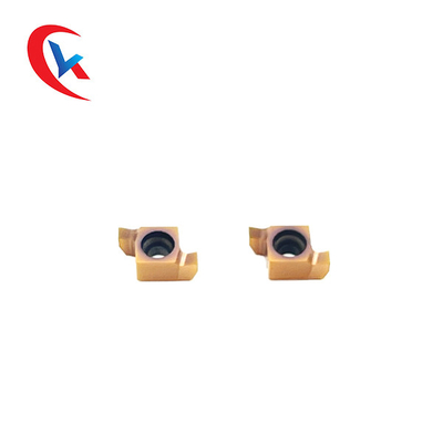 8GR PVD 코팅 탄화물 흠을 파는 것은 CNC 기계를 위한 팩 당 10개의 삽입을 삽입합니다