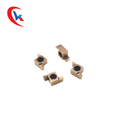 9GR-R PVD 코팅 CNC 기계와 호환되는 팩당 10개의 인서트 카바이드 그루빙 인서트
