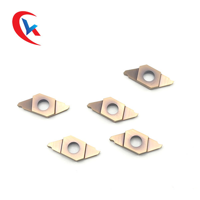 카바이드 삽입 홈을 위해 모서리 2 번을 줄이는 TKF12L200 Ｓ 평평한 PVD 코팅