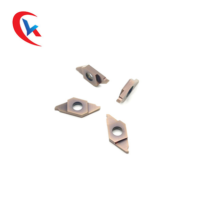 삽입물에 홈을 파는 부분 커터 카바이드를 위한 청동제 코팅 HRA 91.8 TKF12R200 Ｓ
