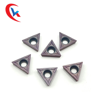 TCMT16T304 CNC 기계 텅스텐 카바이드는 스테인레스 강 마감을 삽입합니다