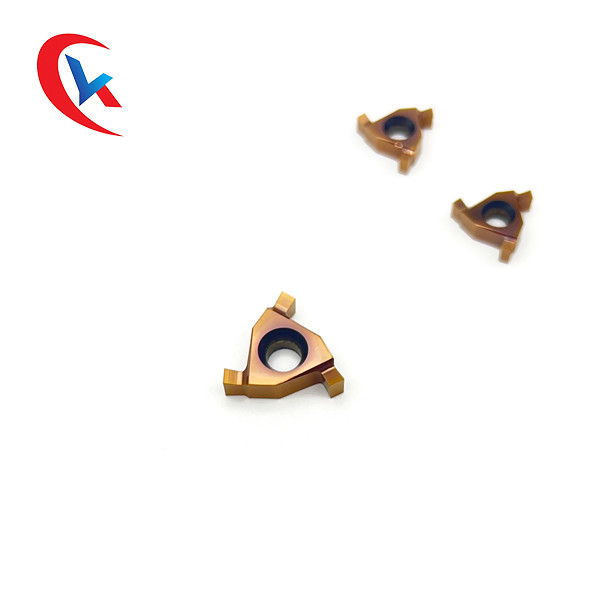 CNC 기계를 위한 삽입물에 홈을 파는 3개의 최첨단 Etc 카바이드를 코팅하는 16ER PVD