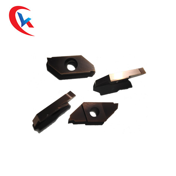 금속 절삭 공구 카바이드 CNC 선반 홈파기 툴은 삽입물에 홈을 파는 CTPA30FR PVC 코팅 카바이드를 삽입합니다
